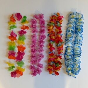 Multicolored Party Leis (Set of 10)